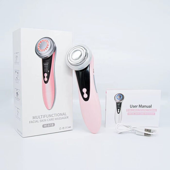 Professional Anti-Aging Red Blue Led Light Therapy Skin Rejuvenation Face Facial Device Photon Face Neck Skin Massager