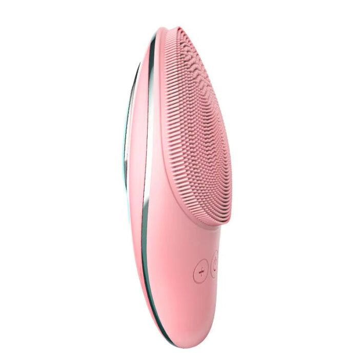 Red Light Therapy Beauty Device Electric Face Clean Silicon Cleanser 2 in 1 Facial Cleansing and Skin Rejuvenation Face Cleansing Brush