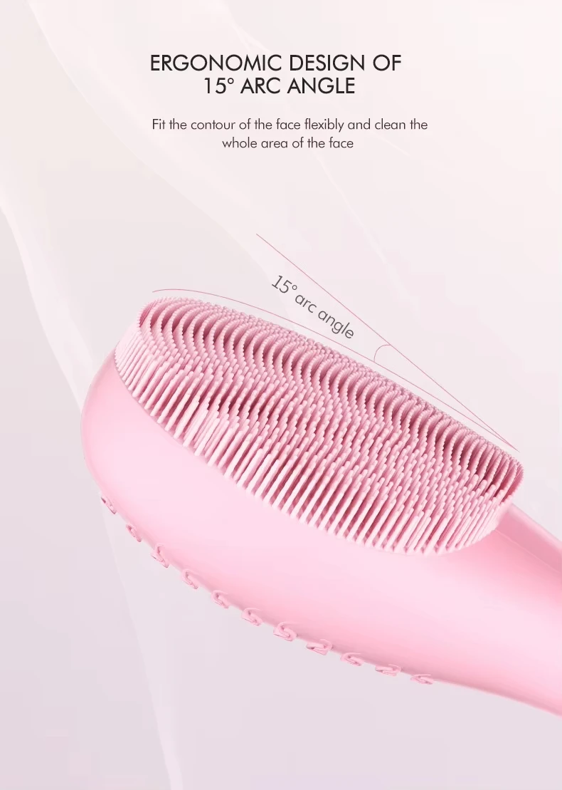 Silicone Sonic Cleansing Brush Deep Pore Facial Cleansing OEM