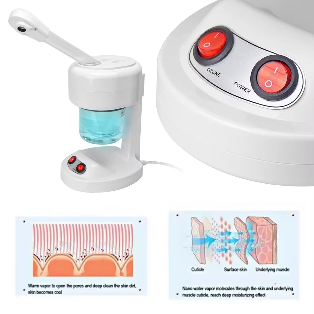 110-220V Skin Care Beauty Salon Facial Steamer With 360 Degree Rotatable Skin Moisture Vapor Machine For Salon And Spa