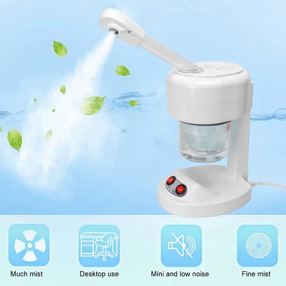 110-220V Skin Care Beauty Salon Facial Steamer With 360 Degree Rotatable Skin Moisture Vapor Machine For Salon And Spa