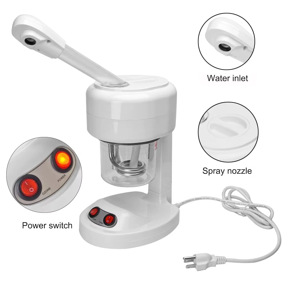 110-220V Skin Care Beauty Salon Facial Steamer With 360 Degree Rotatable Skin Moisture Vapor Machine For Salon And Spa