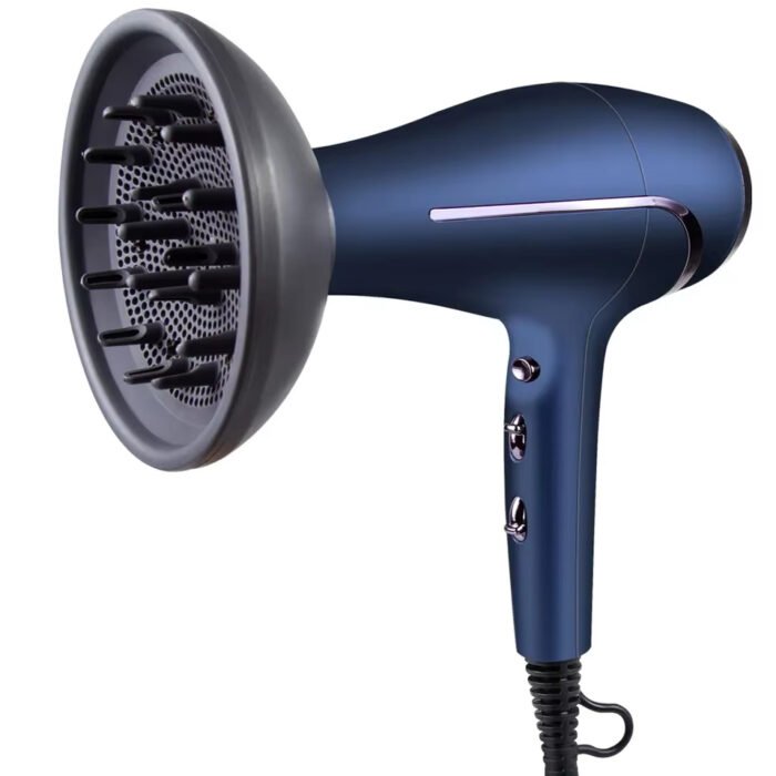 2400W Low Noise Fast Drying Ionic Blow Salon Hair Dryer with Diffuser Nozzle