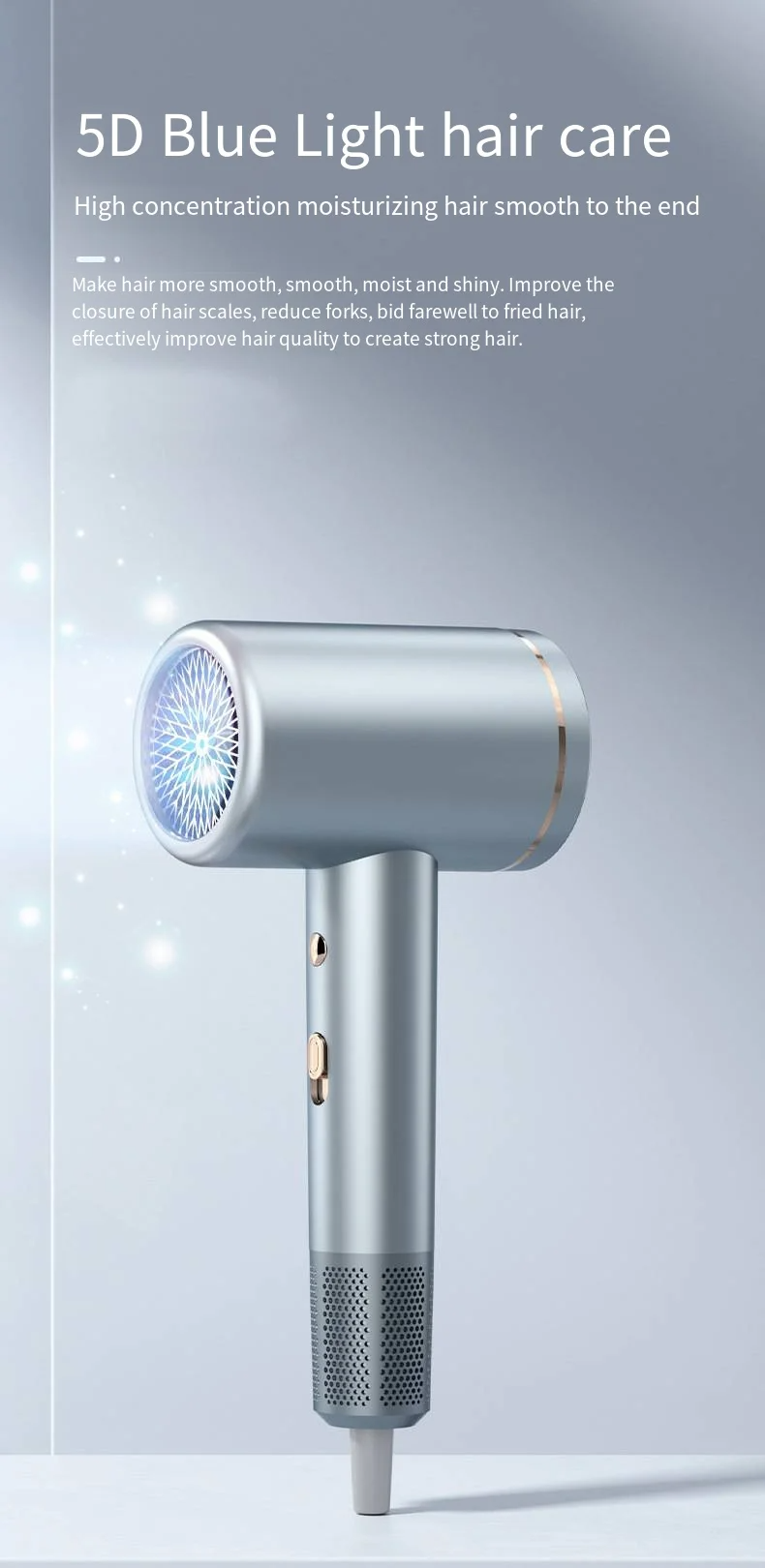 2400W Professional DC High Speed Constant Temperature Negative Ion Hair Dryers