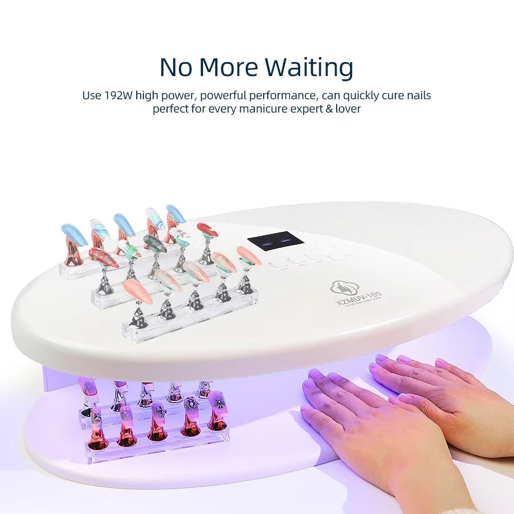 256W High Power Professional UV LED UV Two Hands Nail Lamp Quick-Drying Nail Polish Dryer