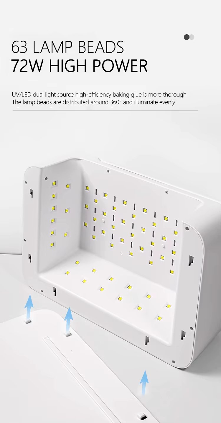 288W Professional Two Hands High Power Nail Dryer UV LED Nail Lamp