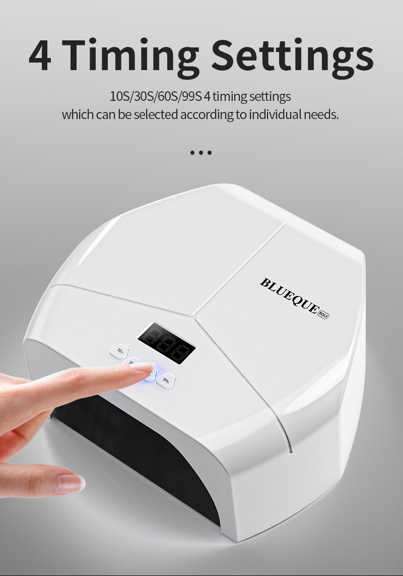 298W Professional Phototherapy LED UV Nail Lamp Nail Polish Curing Dryer for Manicure Salon