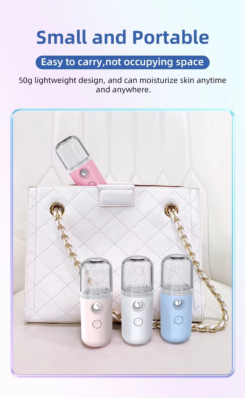 30ML Portable Mini Ionic Nano Sprayer Mister Beauty Spa Facial Steamer