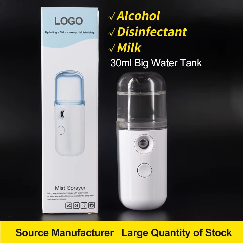 30ML Portable Mini Ionic Nano Sprayer Mister Beauty Spa Facial Steamer