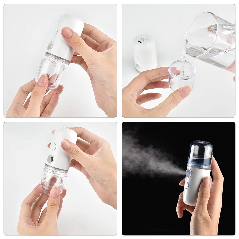 30ML Portable Mini Ionic Nano Sprayer Mister Beauty Spa Facial Steamer