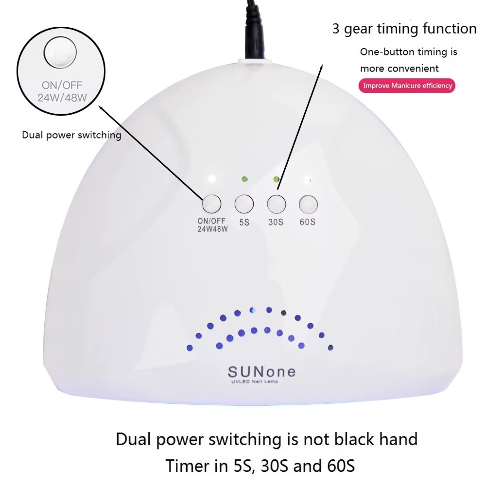 48W LED High Power Nail UV Lamp LED Light For Gel Polish