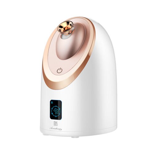 Adjustable Nozzle Hot and Cold Face Steamer Portable Home Use LCD Facial Steamer