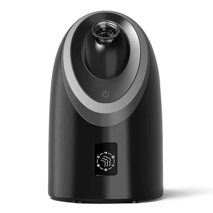 Adjustable Nozzle Hot and Cold Face Steamer Portable Home Use LCD Facial Steamer