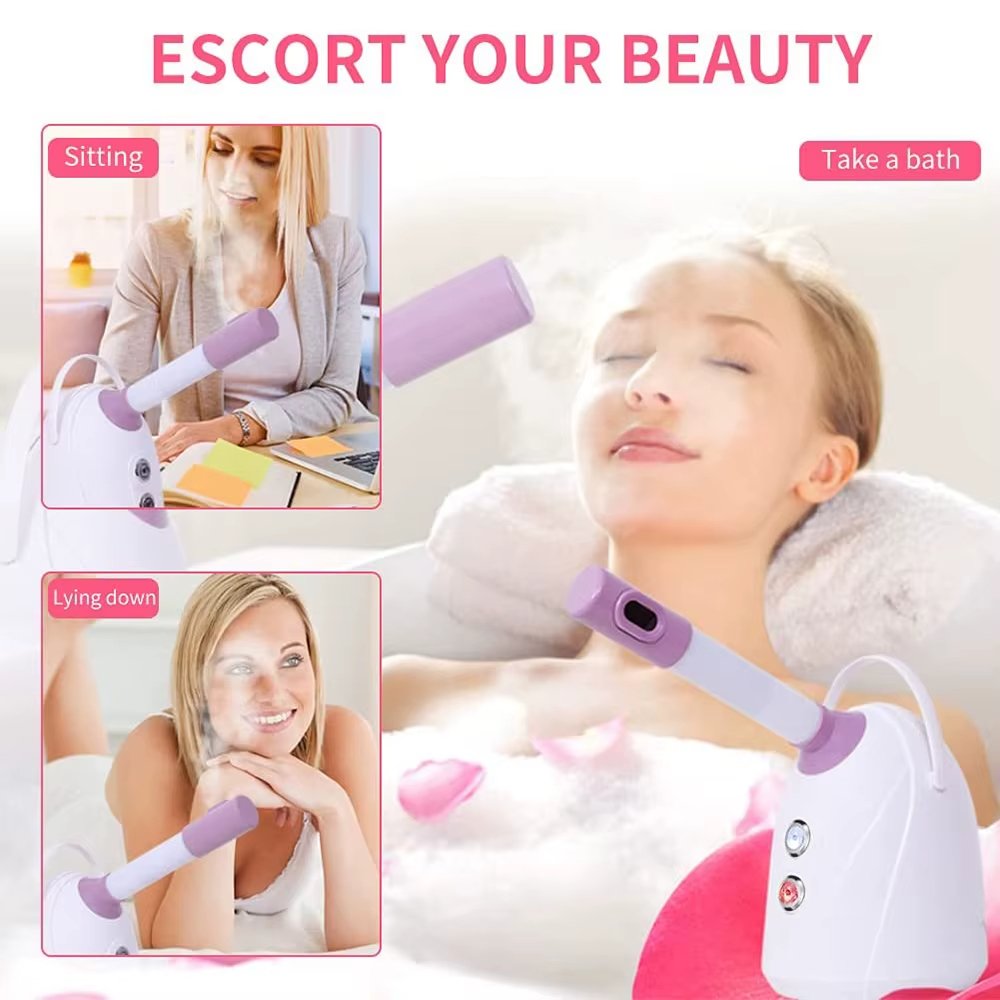 Desk Top Hot Mist Facial Steamer Personal Care Beauty Device Spa Equipment