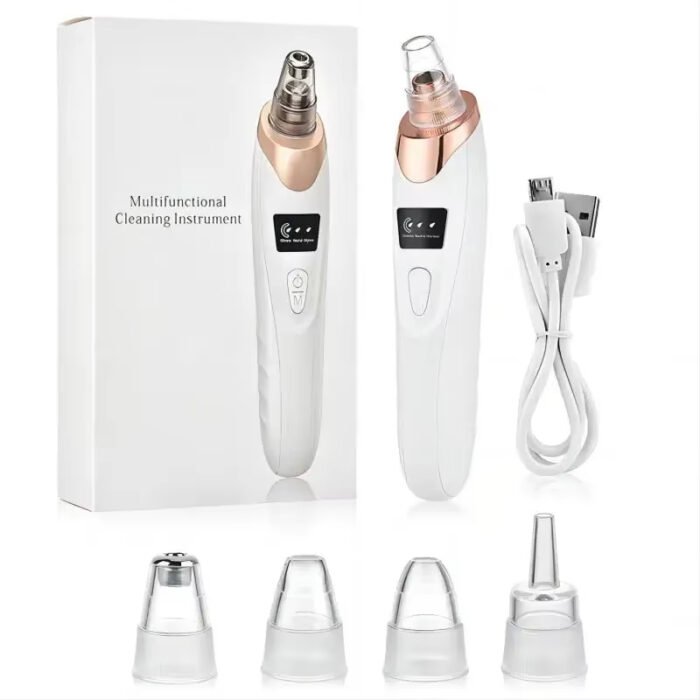 Electric Facial Cleansing Nose Vacuum Suction Blackhead Removal Tool Deep Cleaning Facial Pore Cleaner