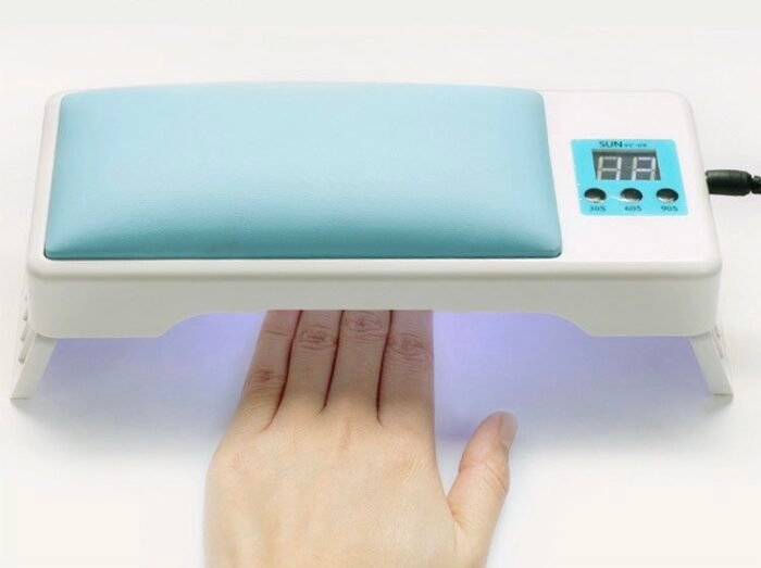 Foldable Hand Pillow Comfortable Arm Rest LED Nail Lamp UV Curing Nail Polish