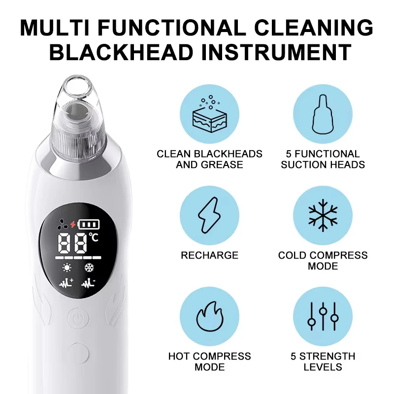 Hot Compress Vacuum Pore Suction Cleaner Wholesale Salon