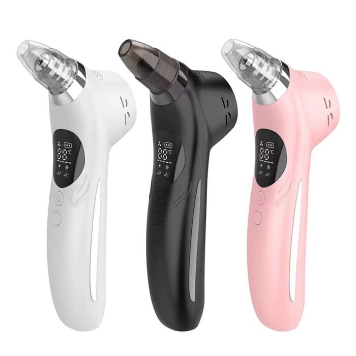 Hot and Cold Compress Pore Vacuum Blackhead Remover Large Battery Face Extractor