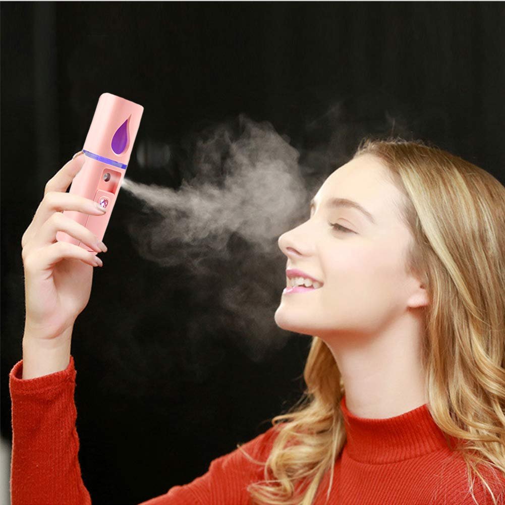 Mini Facial SteamerMini Portable USB Rechargeable Nano Facial Mist Steamer