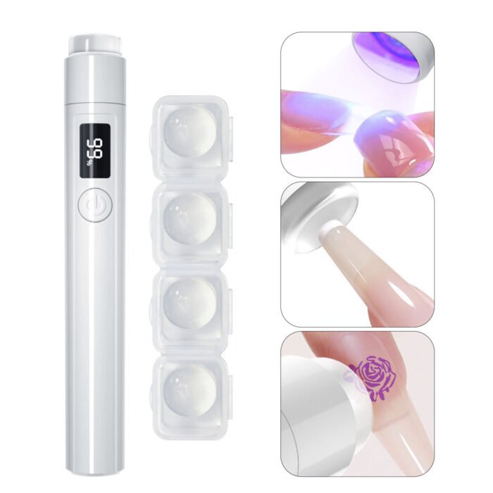 Nail DIY Manicure UV Lamp LCD Screen Fast Curing Mini Nail Dryer with Magnetic Stand