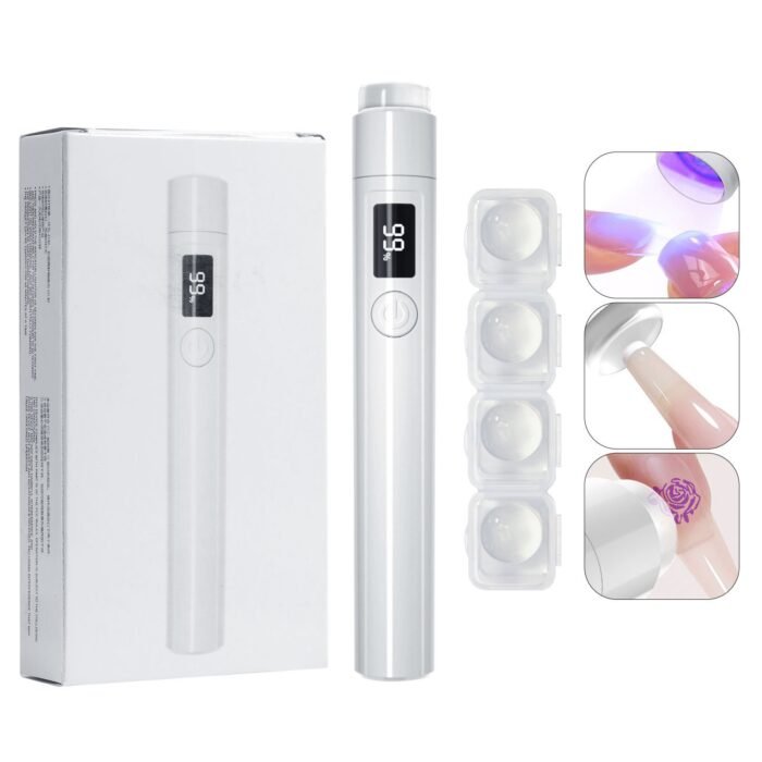Nail DIY Manicure UV Lamp LCD Screen Fast Curing Mini Nail Dryer with Magnetic Stand