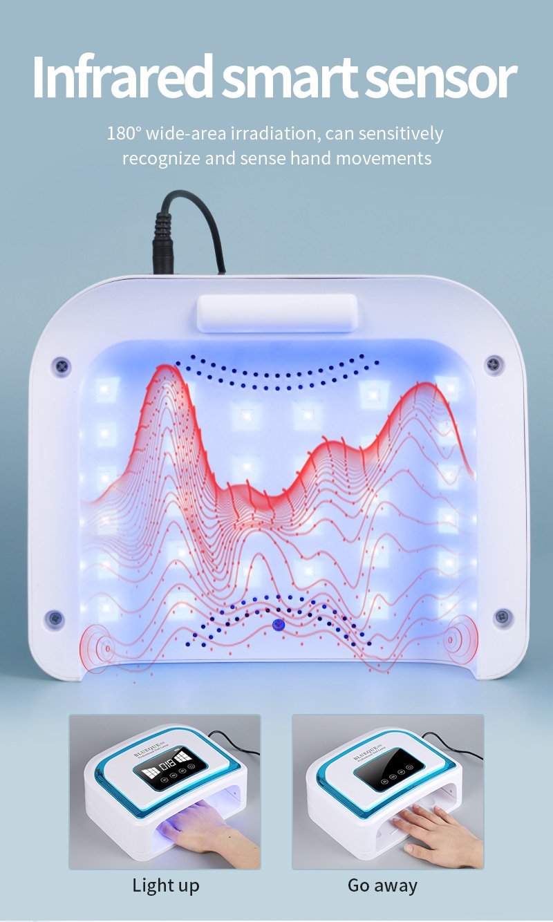 Nail Lamp 120W 30beads UV Curing Nail Dryer Nail Art Tools Nail Polish Baking Lamp