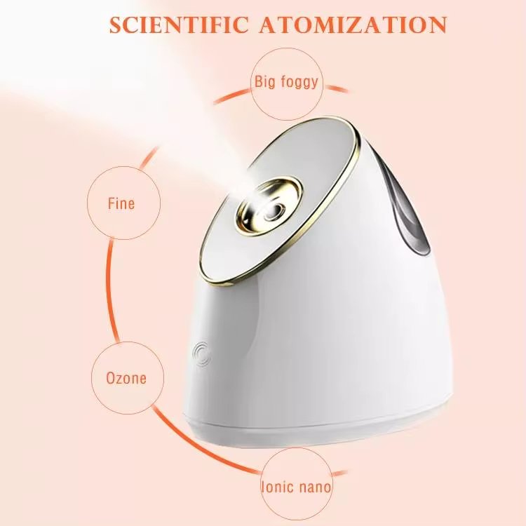 Nano Ionic Facial Steamer Home Spa Beauty Equipment Facial Vaporizador Warm Mist
