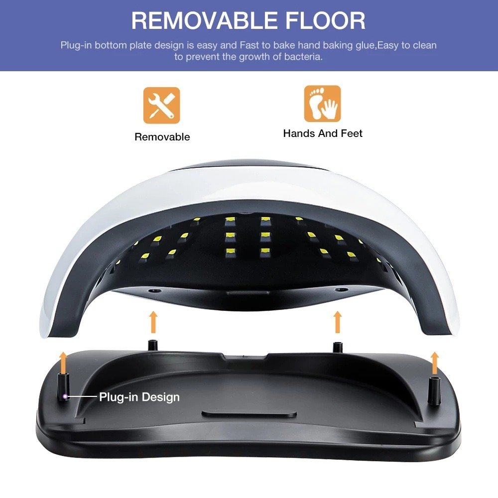 Portable 72W Quick Drying UV LED Nail Dryer Professional Nail Equipment