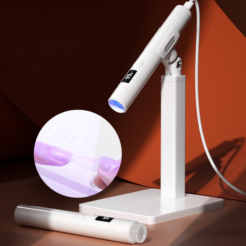 Nail DIY Manicure UV Lamp LCD Screen Fast Curing Mini Nail Dryer with Magnetic Stand