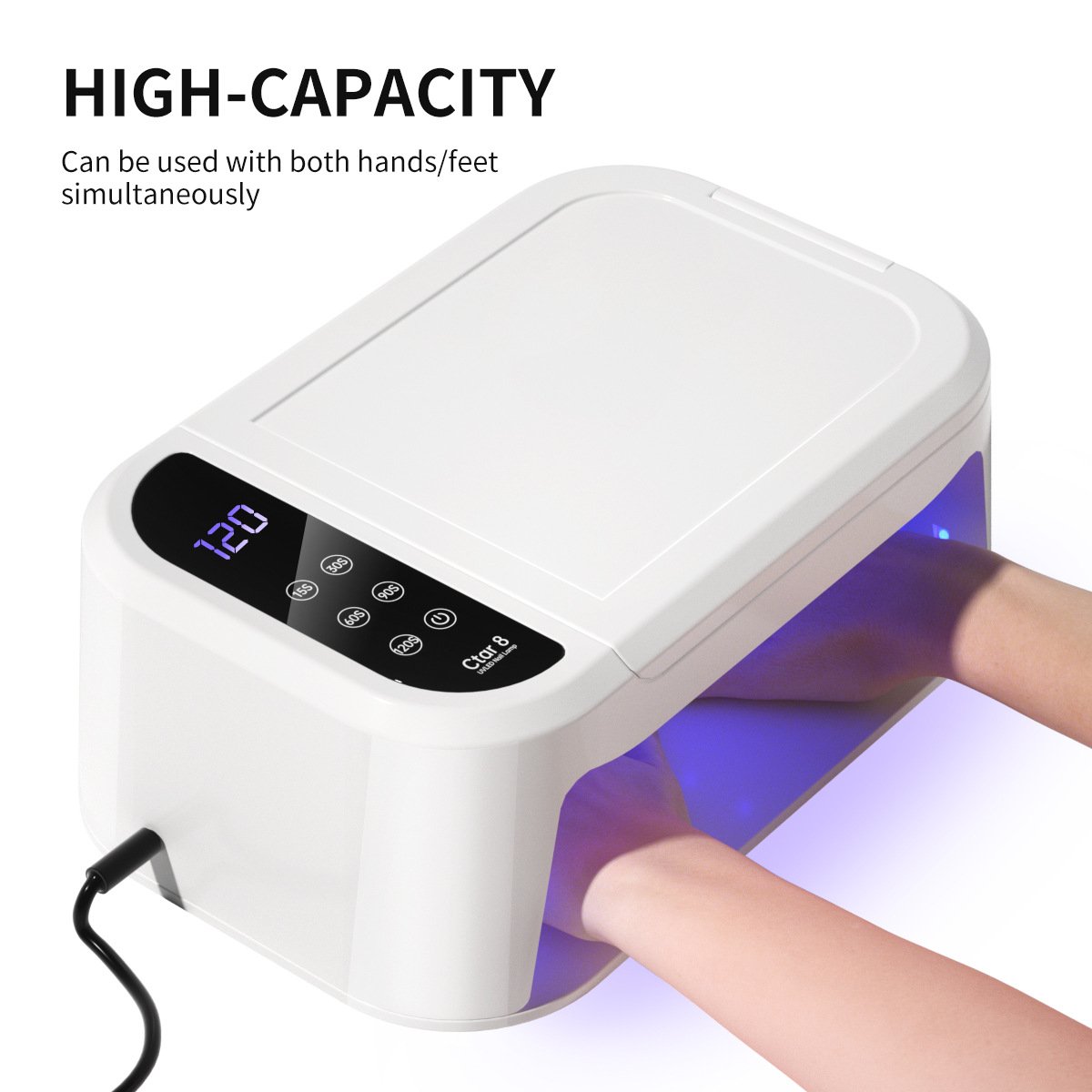 Wholesale Professional High Power LED UV Nail Art Lamp Nail Gel Dryer Curing Nail Equipment Salon