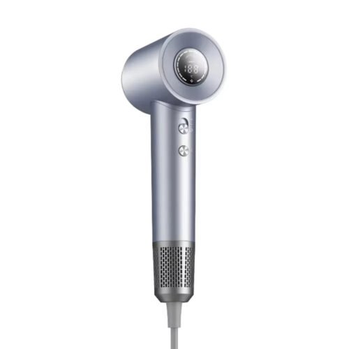 1600W High Speed Brushless Motor Negative Ionic Hot Cold Fast Drying Low Noise Hair Dryer Salon Household LED Display