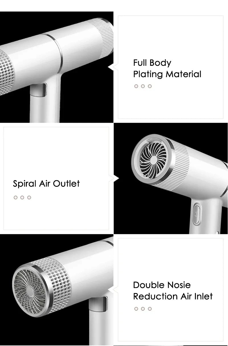 700W Salon Ionic Super Wind Quiet Blow Electric Dryer Hair Dryer