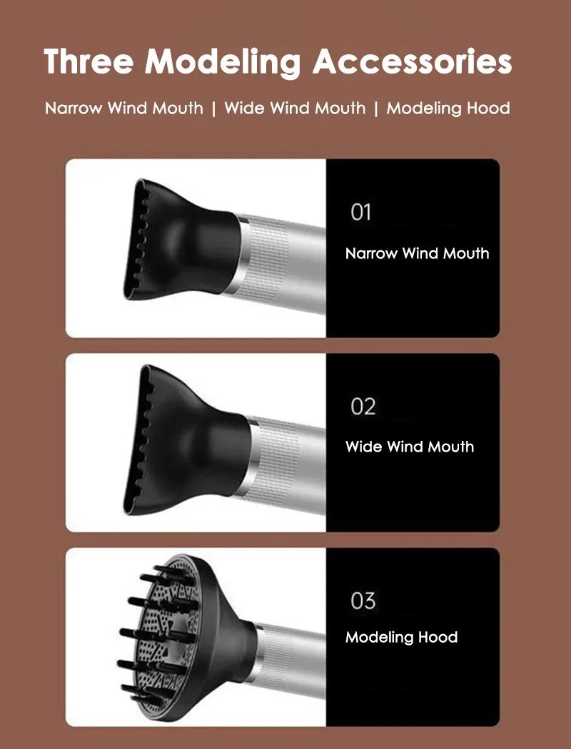 700W Salon Ionic Super Wind Quiet Blow Electric Dryer Hair Dryer