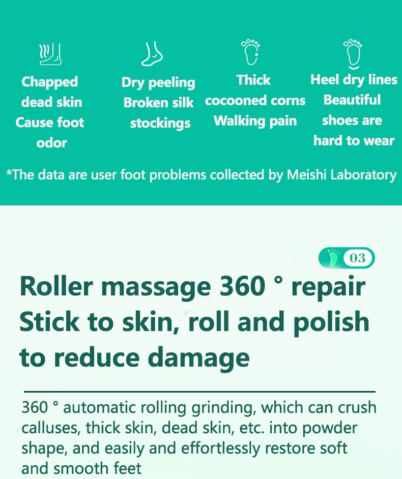 Waterproof Electric Foot Grinder Callus Remover