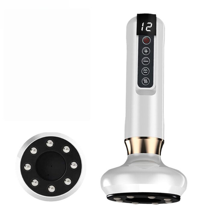 12 Level Electric Vacuum Cupping Body Massager Body Fat Scraping Gua Sha Tool