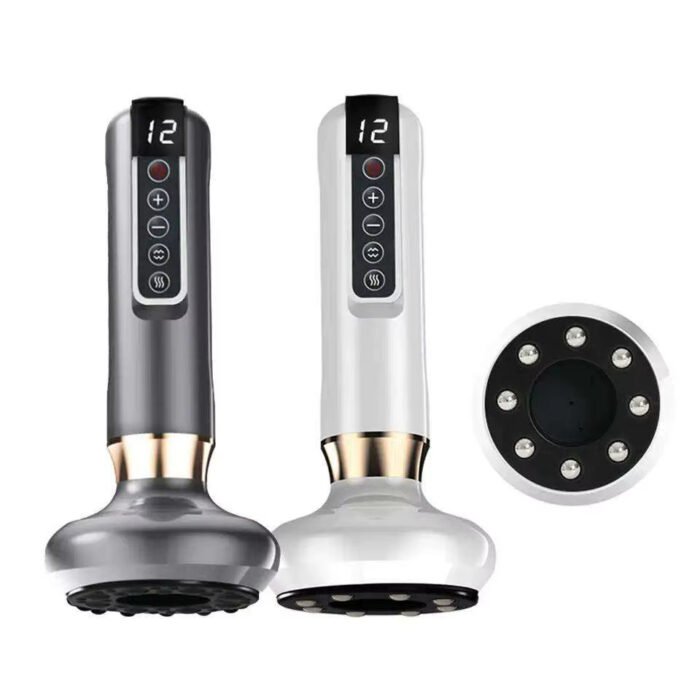 12 Level Electric Vacuum Cupping Body Massager Body Fat Scraping Gua Sha Tool
