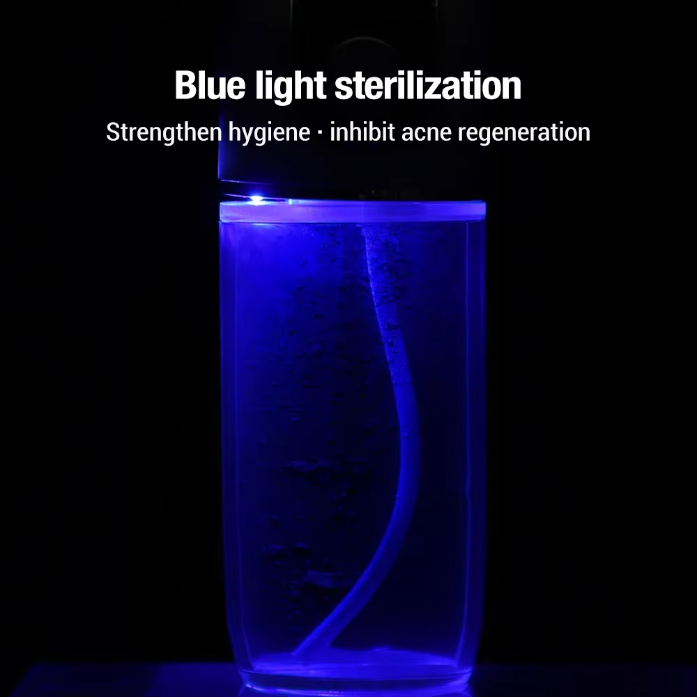 2 In1 Blue Light Deep Cleansing Vacuum Pore Face Cleansing Tool with Heating Mode
