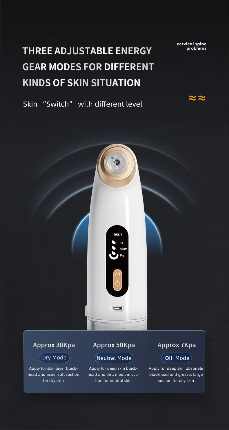 deep cleaning facial vacuum device OEM