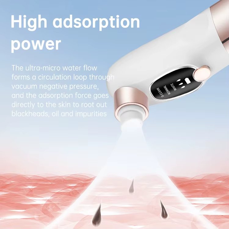 Facial Electric Vacuum Water Cycle Cleansing Pore Cleaner Blackhead Removal Device