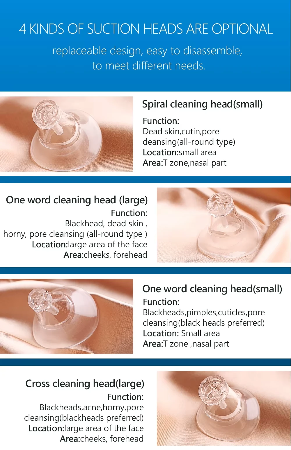 strong suction facial cleaner OEM design
