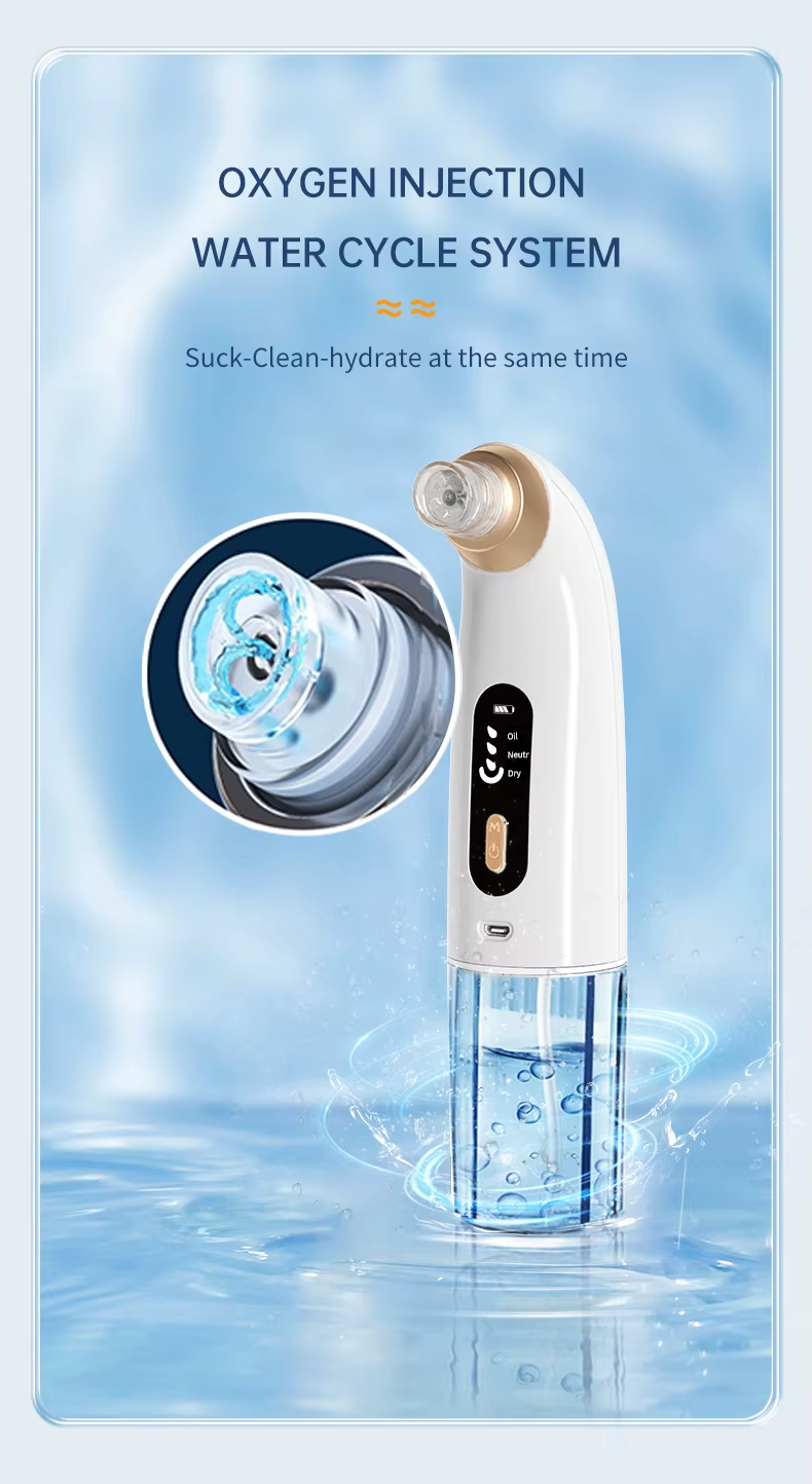 Pore Extractor Small Bubble Mini Facial Cleaner Water Vacuum Blackhead Remover