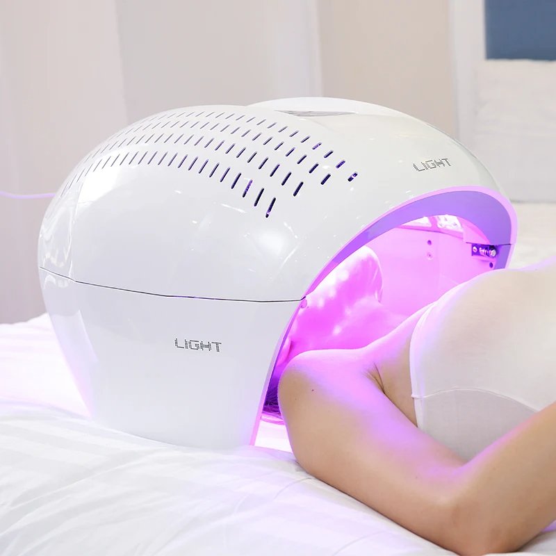 Foldable Design 7 Colors PDT LED Light Therapy Machine for Face Lifting