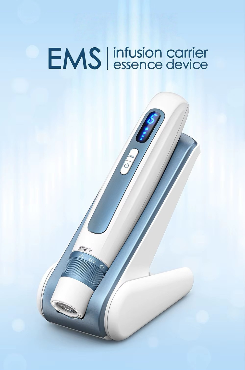 Skin Auto EMS Electroporation Needle System Microneedling Derma Dr Pen