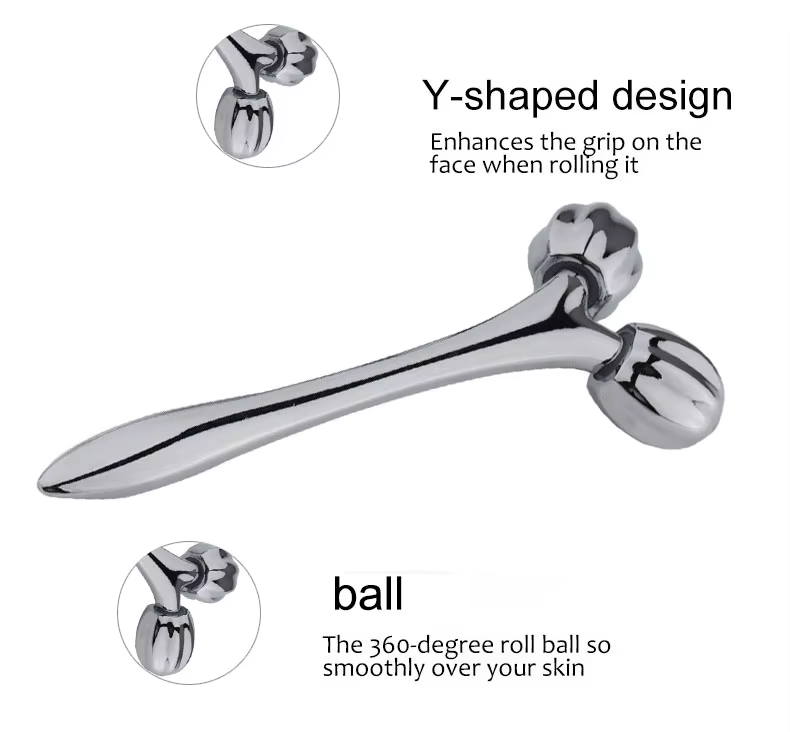 3D Massage Roller Stainless Steel Eye Removing Wrinkles Tightening Skin Massage Tool