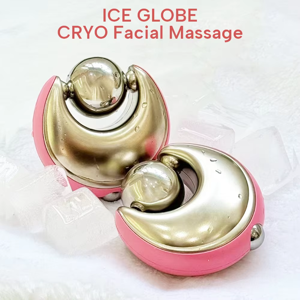 Cryo Massage Ball Stainless Steel ICE Roller Ball Steel Cold Therapy Ice Globes