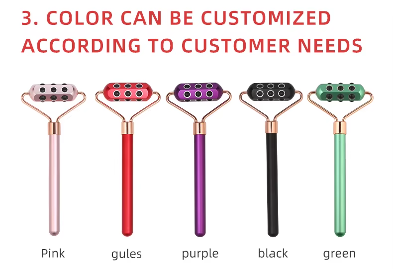 Facial Beauty Bar Germanium Grains Massage Roller Face Eyes Lifting Skin