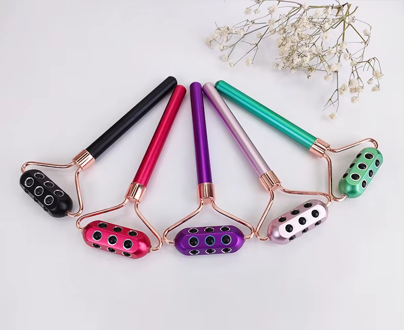 Facial Beauty Bar Germanium Grains Massage Roller Face Eyes Lifting Skin