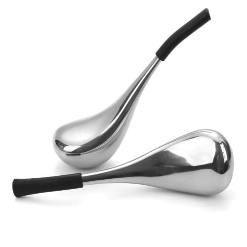 Stainless Steel Ice Globes Facial Ice Roller Massager Face Cooling Tighten Skin