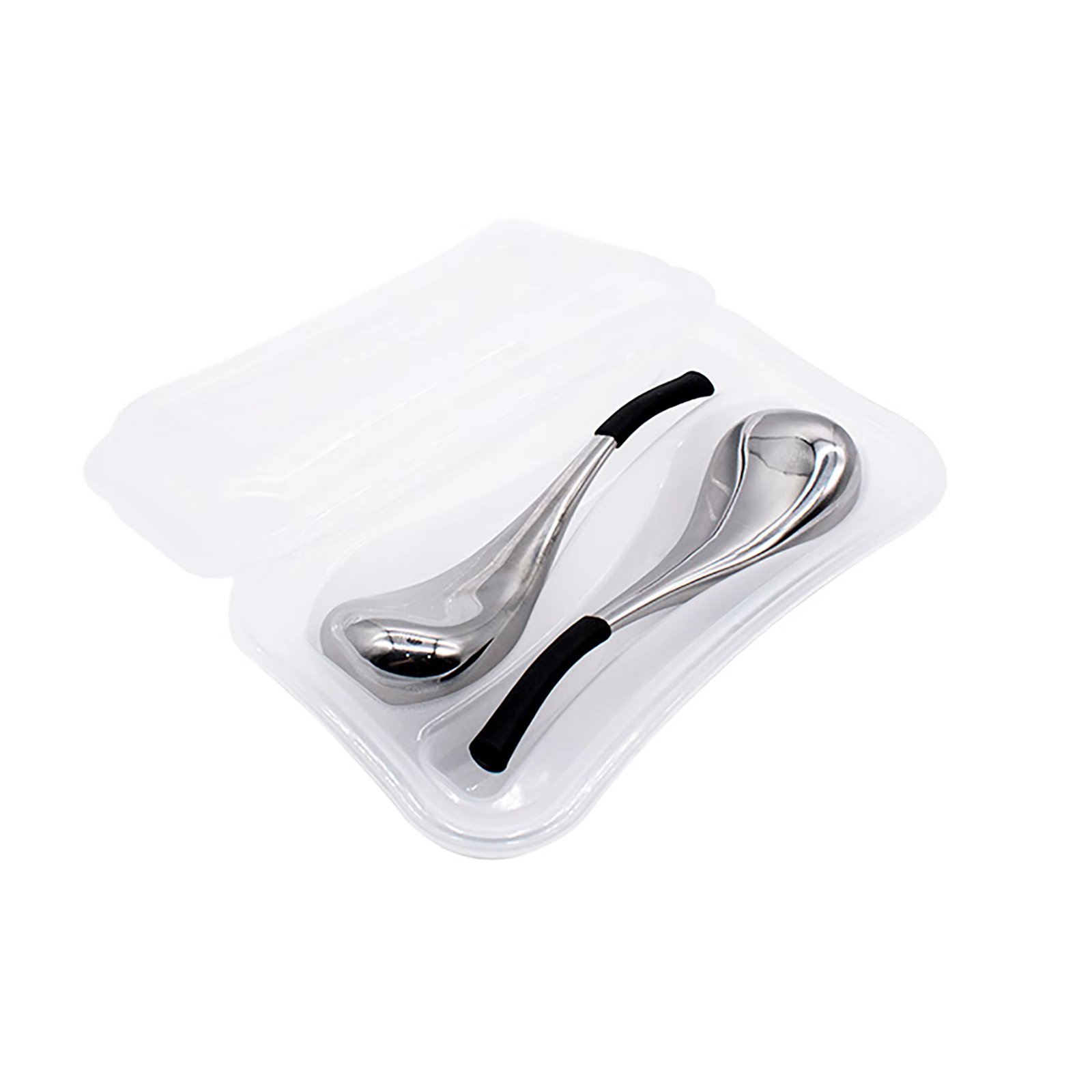 Stainless Steel Ice Globes Facial Ice Roller Massager Face Cooling Tighten Skin