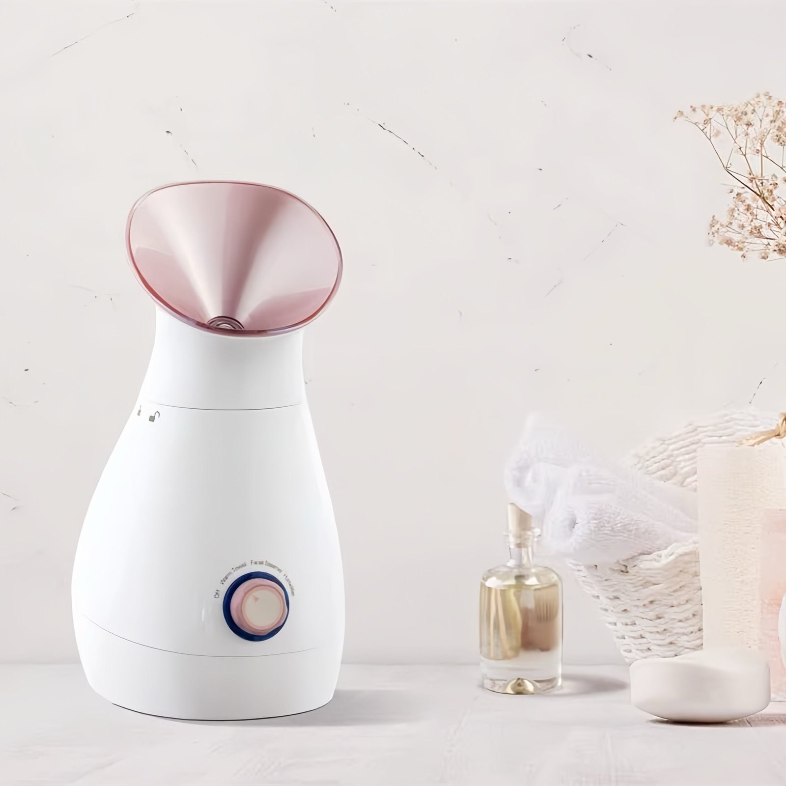 3 in 1 Facial Sauna Steamer Ionic Face Humidifier Facial Steamer With Towel